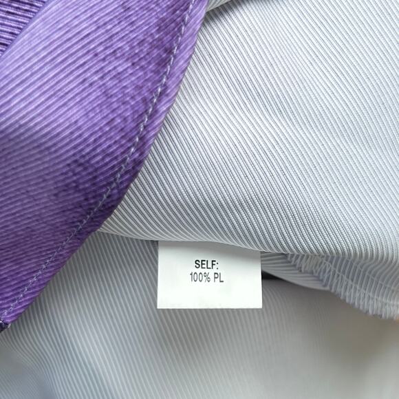 Katharine Kidd Pleated High Low Purple Rose Skirt Size 6 - Picture 8 of 8